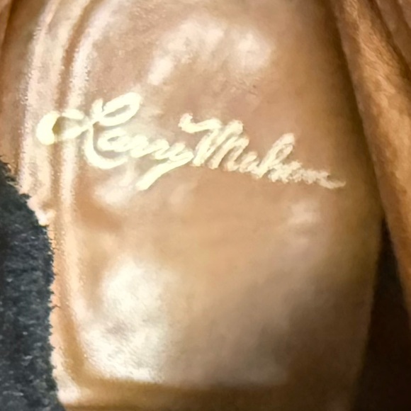 Larry Mahan 9.5 EUC minor wear Black Lace-Up Women's Boots- front tassel - Picture 16 of 16